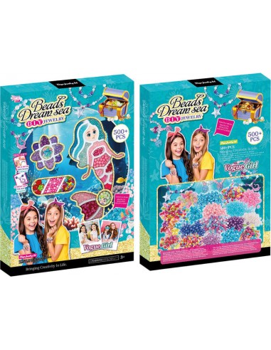 CAJA GIGANTE ABALORIOS 500 PIEZAS