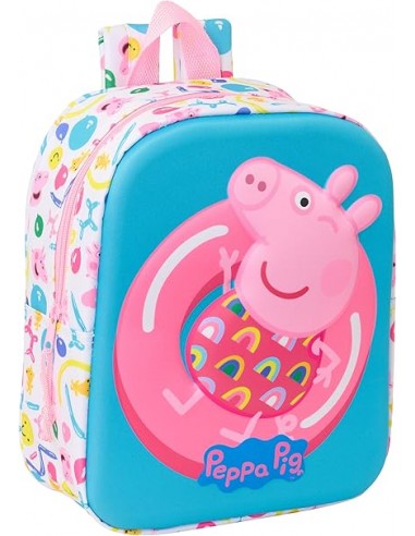 PEPPA PIG MOCHILA GUARDERIA 3D