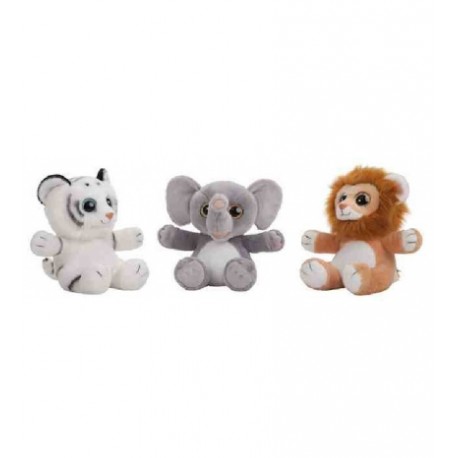 ANIMALES SELVA OJOTES 30 CMS