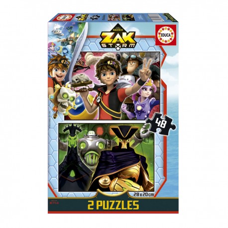 ZAK STORM 2 PUZZLES 48 PIEZAS
