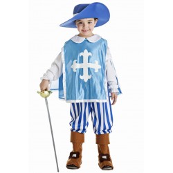 DISFRAZ INFANTIL MOSQUETERO 7 A 9 ANOS