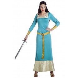 DISFRAZ ADULTO PRINCESA MEDIEVAL TALLA S