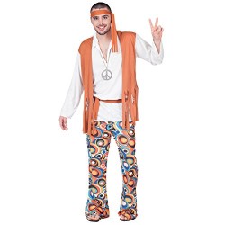 DISFRAZ HIPPIE CHICO TALLA UNICA