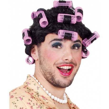 PELUCA CON RULOS MORENA