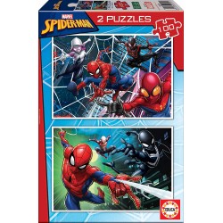 SPIDERMAN PUZZLE 2 X 100 PIEZAS