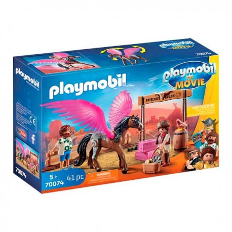 MARIA, DEL Y CABALLO CON ALAS PLAYMOBIL 70074