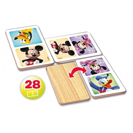 MICKEY MOUSE DOMINO MADERA