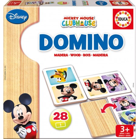 MICKEY MOUSE DOMINO MADERA