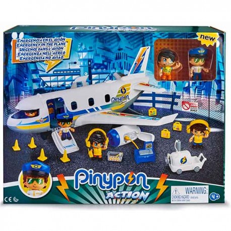 PIN Y PON ACTION EMERGENCIA EN EL AVION