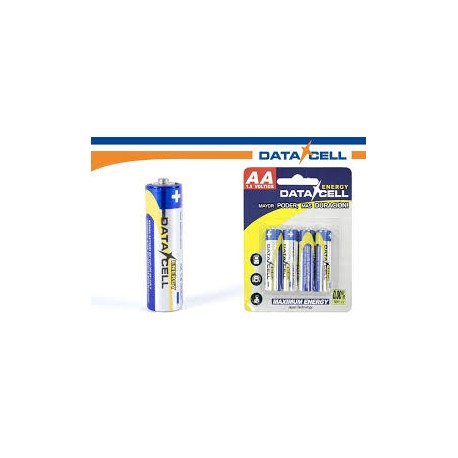 PILAS R6 AA PACK DE 4 DATACELL