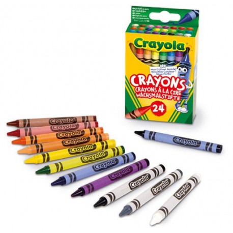 CRAYOLA 24 CERAS DE COLORES